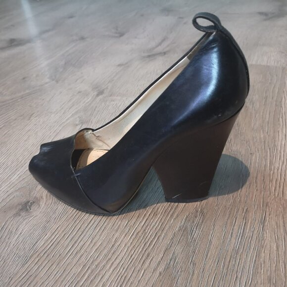 Vintage Black Sonia Rykiel Pleated High-Waisted Knit Pant - Picture 9 of 13